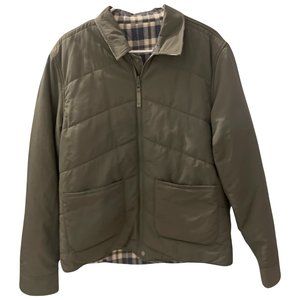 Outerknown Reversible Flannel-Lined Jacket | Olive Green | Men's | M | Insulated